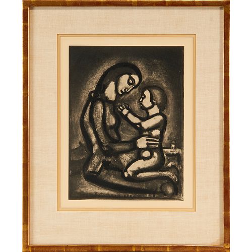 Georges Rouault, drypoint and heliogravure, 1924