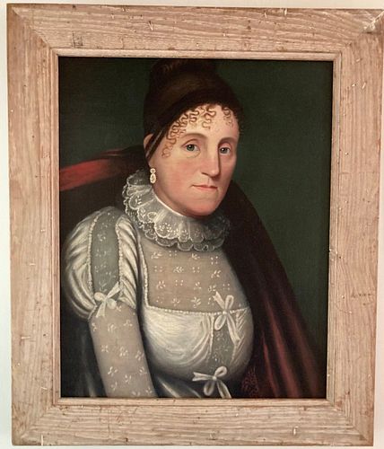Zedekiah Belknap, Portrait of a New England Woman, c. 1820, ex Christies, 1994