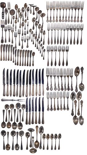 Sterling Silver and European (830) Silver Flatware Assortment