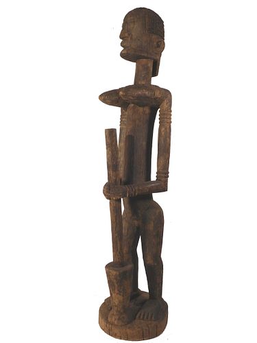 Dogon Woman Antique African Sculpture