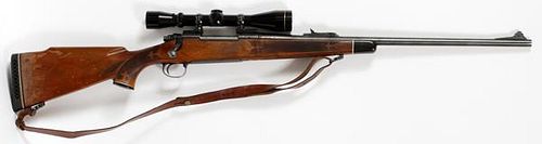 REMINGTON MODEL 700 BOLT ACTION RIFLE AND SCOPE