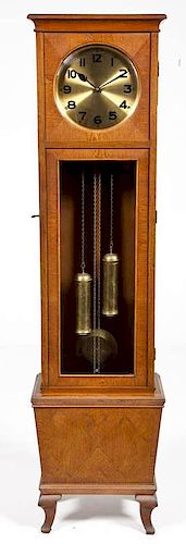 German Tall Case Oak Clock