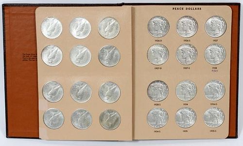 LIBERTY HEAD PEACE DOLLAR, STERLING SILVER COINS