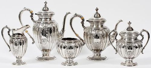 FRANK M. WHITING & CO. STERLING TEA & COFFEE SET