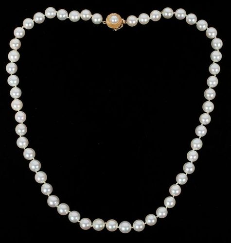 7MM PEARL NECKLACE