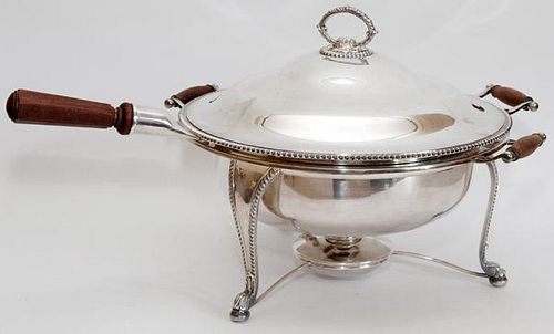 COOPER BROS. ELECTROPLATE SILVER CHAFING DISH