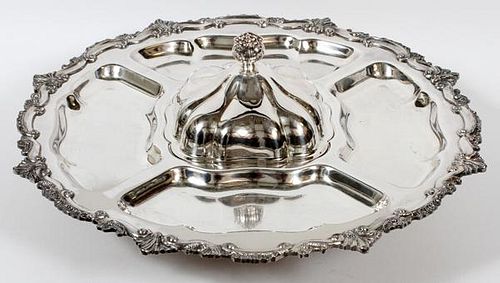 ELECTROPLATE SILVER LAZY SUSAN