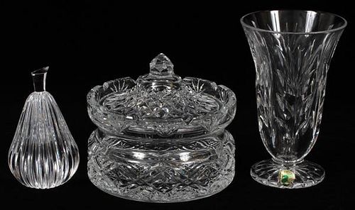 WATERFORD CRYSTAL COLLECTION THREE PIECES