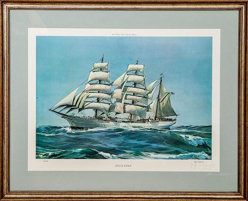 Kip Soldwedel (1913-1999): Eight Views of Tall Ships