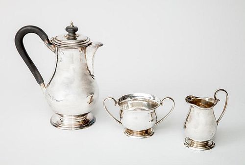 American Silver Three-Piece After Dinner Coffee Service