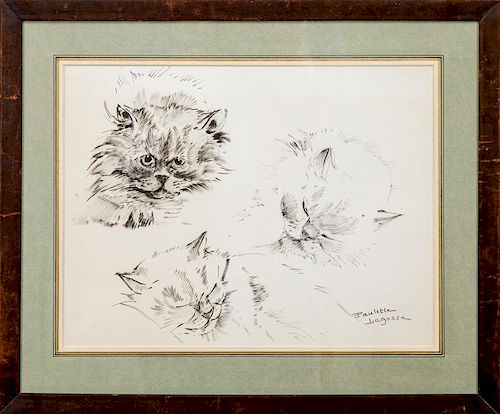 Marie-Paulette Lagosse (1921-1996): Studies of a Cat