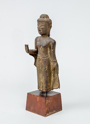 Small Thai Bronze Figure of Buddha