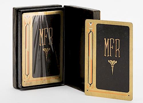 Raymond's Personally Monogrammed Playing Cards