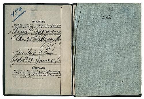 Raymond's United States Passport