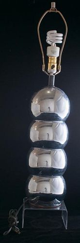 George Kovacs Chrome Stacked Sphere Lamp