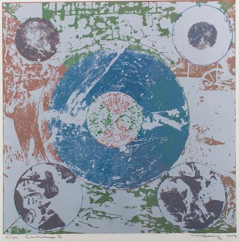 Margaret Berry "Earthscape II" Lithograph