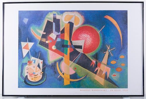Wassily Kandinsky "In Blue, 1925" Print