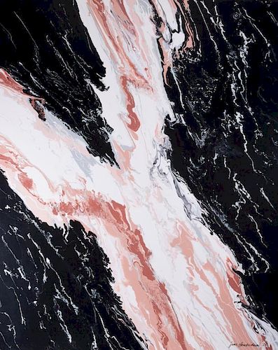 June Hendrickson Abstract Acrylic on Canvas