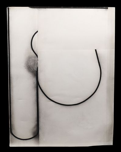 Pigment/Paper Daniel Brice (American, 20th Century) Abstract Figure