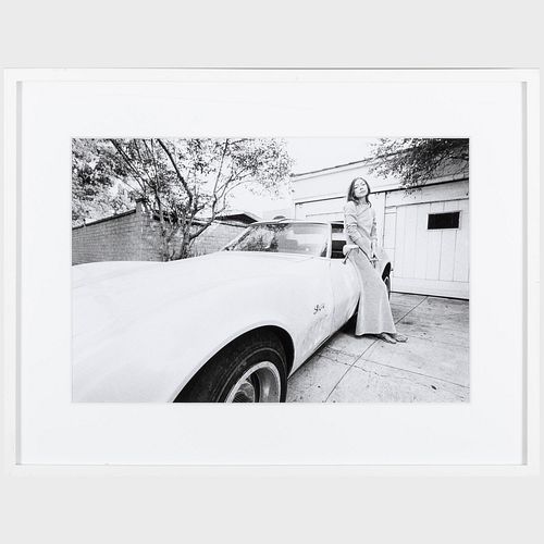 Julian Wasser (b. 1938): Joan Didion with Her Stingray Corvette