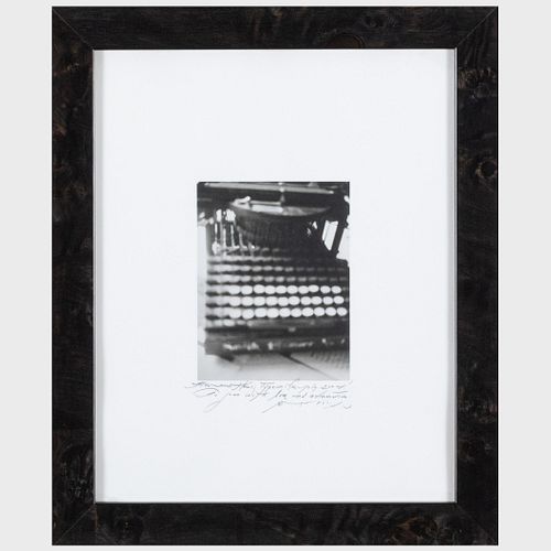 Patti Smith (b. 1946): Hermann Hesse's Typewriter