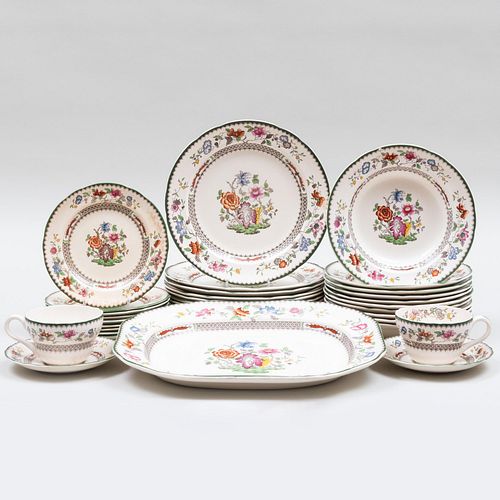 Spode Transfer Printed Part Service in the 'Chinese Rose' Pattern