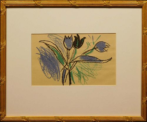 Andre Marchand: Flower,  Lithograph 1947
