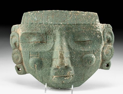 Aztec Mask Moon Goddess Coyolxauhqui w/ Montezuma Glyph