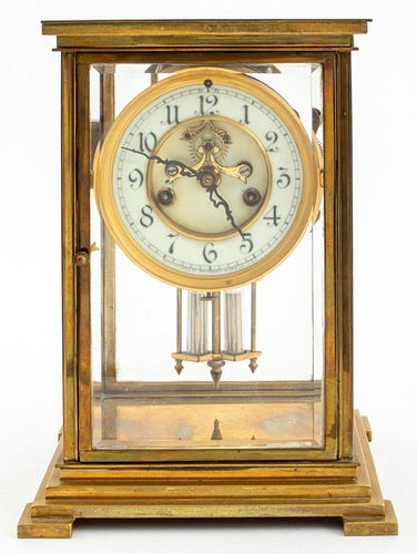 Waterbury Gilt Brass Atmos Clock
