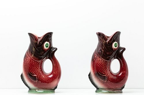 Ceramic fish figures