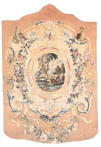 Antique French Tapestry, 2'0'' x 3'0'' (0.61 x 0.91 M)
