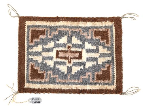 Navajo Bisti Trading Post Hand Woven Sampler Rug