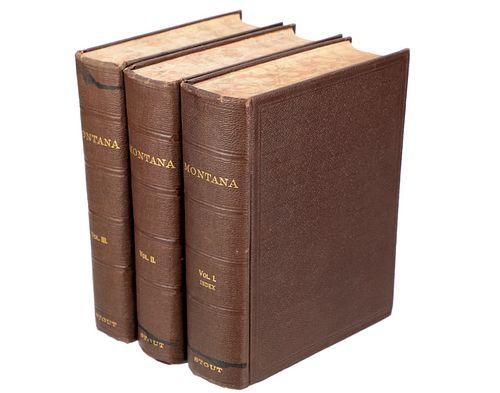 Montana Its Story & Biography by Stout 1921 1st Ed