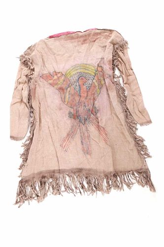 Ghost Dance Polychrome Painted Dance Shirt