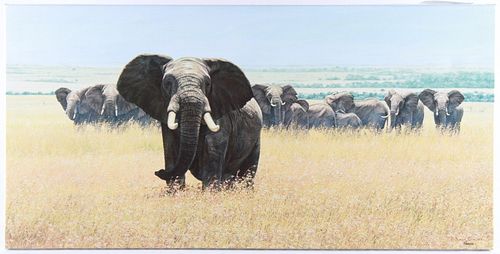 "Confrontation" by Simon Combes Ltd. Ed. Signed