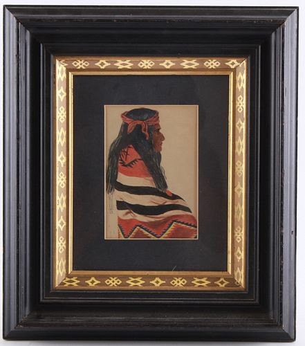 Henry Hudson Kitson Native American Painting