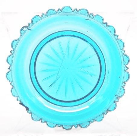 Lacy glass cup plate