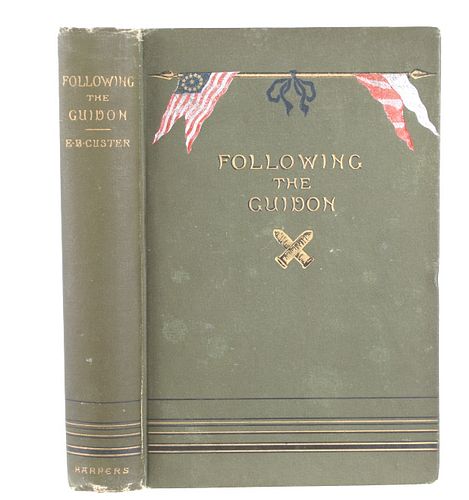 1890 1st Ed. Following the Guidon by E. Custer