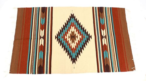 Zapotec Hand & Foot Loom Woven Wool Rug