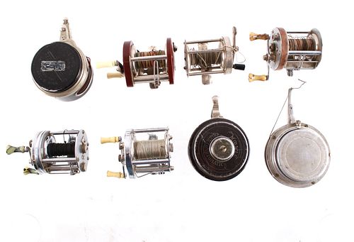 Various Vintage Manual and Automatic Fly Reels