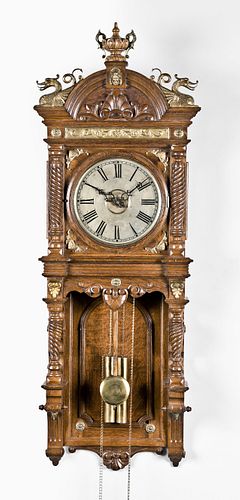 Waterbury Clock Co. Augusta Hanging Clock