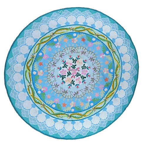 Claire Murray Round Hooked Rug