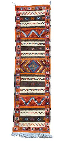 Hand Knotted Moroccan Carpet Runner