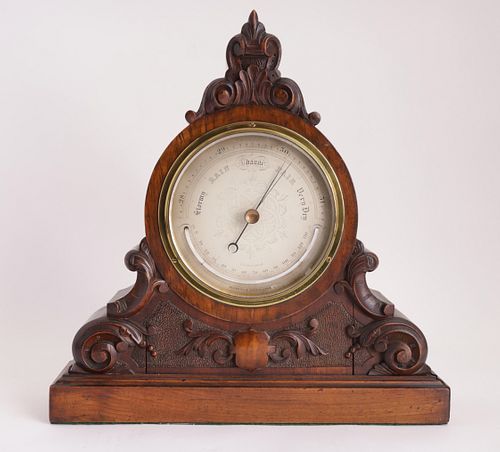 Negretti & Zambra, London Victorian Desk Barometer, circa 1873