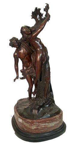 After Gianlorenzo Bernini~ A Bronze Group of Apollo & Daphne by Morelli & Rinaldi