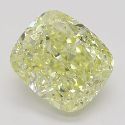 5.18 ct, Natural Fancy Yellow Even Color, VS1, Cushion cut Diamond (GIA Graded), Appraised Value: $218,000 