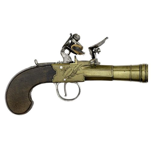 Brass Blunderbuss Pocket Pistol By H.Nock