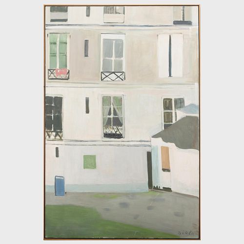 Janice Biala  (1903-2000): Paris Courtyard