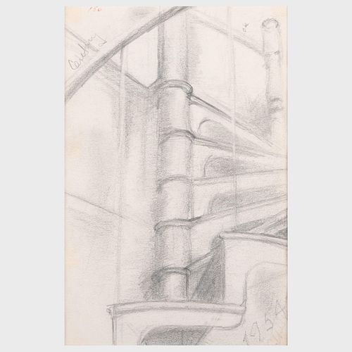 Edwin Dickinson (1891-1978): Staircase