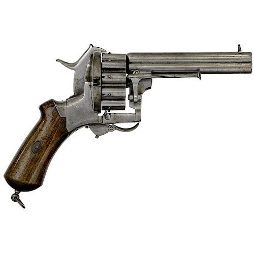 Twen-Shot Double-Barrel Pinfire Revolver